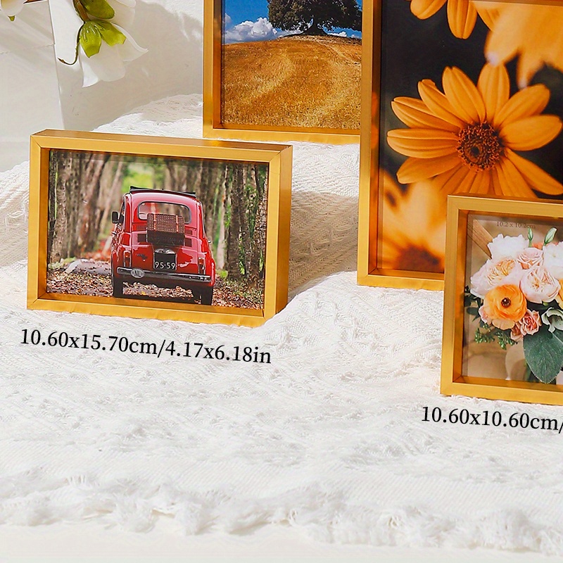 Customized Flower Photo Frame With 4 Photos