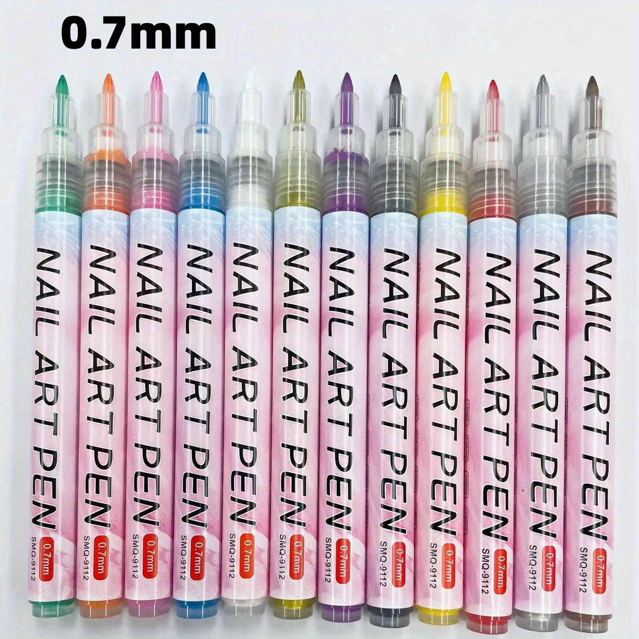 12pcs Nail Art Pens Set, Nail Art Drawing Pen Nail Art Pens Manicure Polish  Tools For Painting Nails DIY Nail Art Beauty