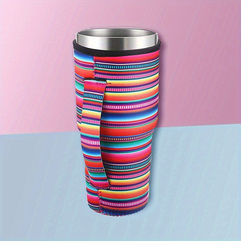 1pc Reusable Iced Coffee Cup Sleeve, Insulated Cup Cover, Water Bottle  Cover For 30oz Tumbler Cup, Stainless Steel Tumbler Glass Cup Sleeve, Cup  Insulation Sleeve