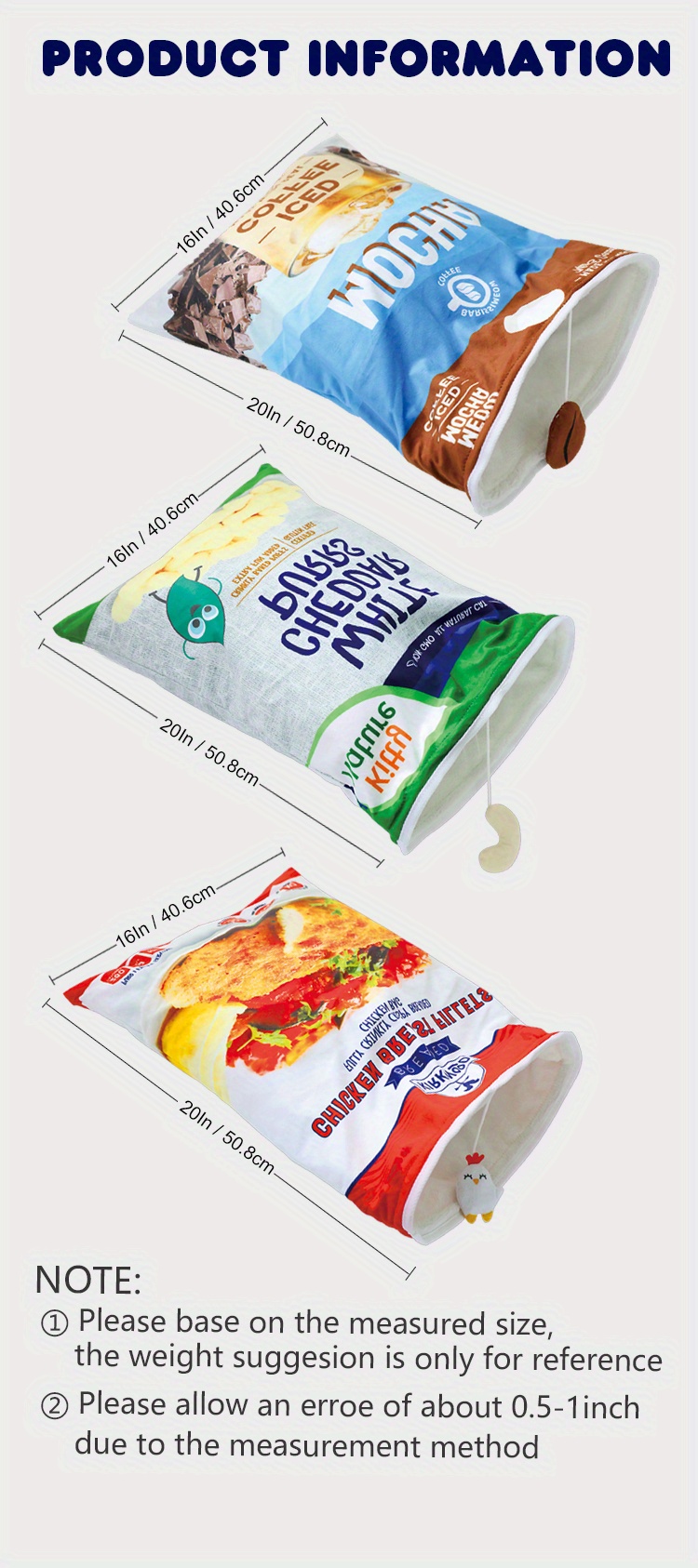 AchidistviQ Katzentunnel Spielzeug - Faltbar Mit Glocken Und Ball