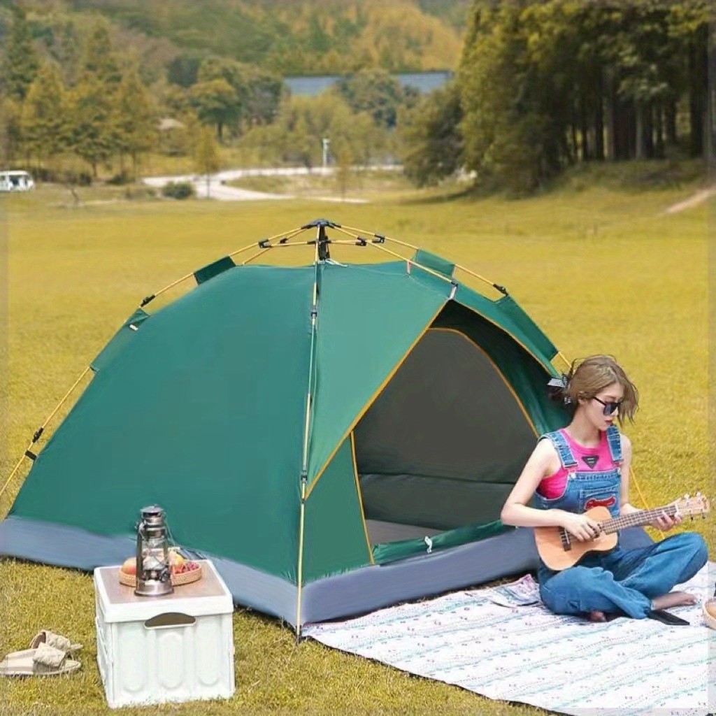 Outdoor Camping Tent 2 3 4 Persons Fully Automatic Tent Quick Open Sun Proof Camping Tent Shop 