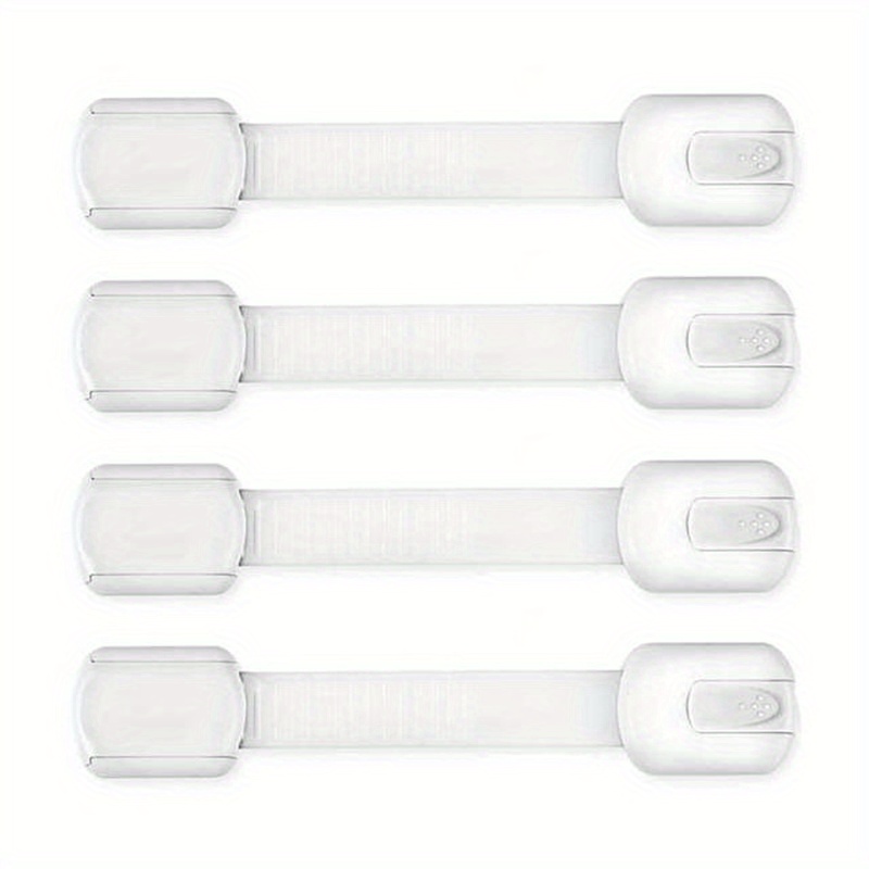 Baby Proof Cabinet Latches (2 Pack) Childproof Drawer Latches with 3M  Adhesives Child Safety Cabinet Locks Straps Baby