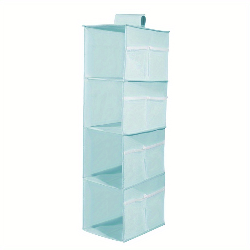 1pc Hanging Wardrobe Shelf Organiser Foldable Dustproof Container