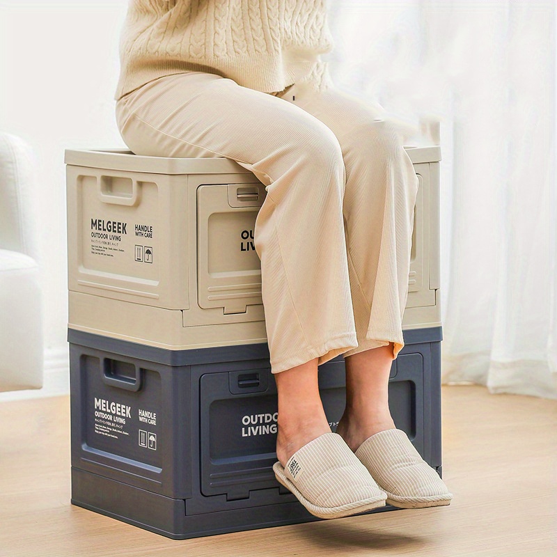 Foldable Lidded Storage Trunks Dorms Classrooms Homes Temu