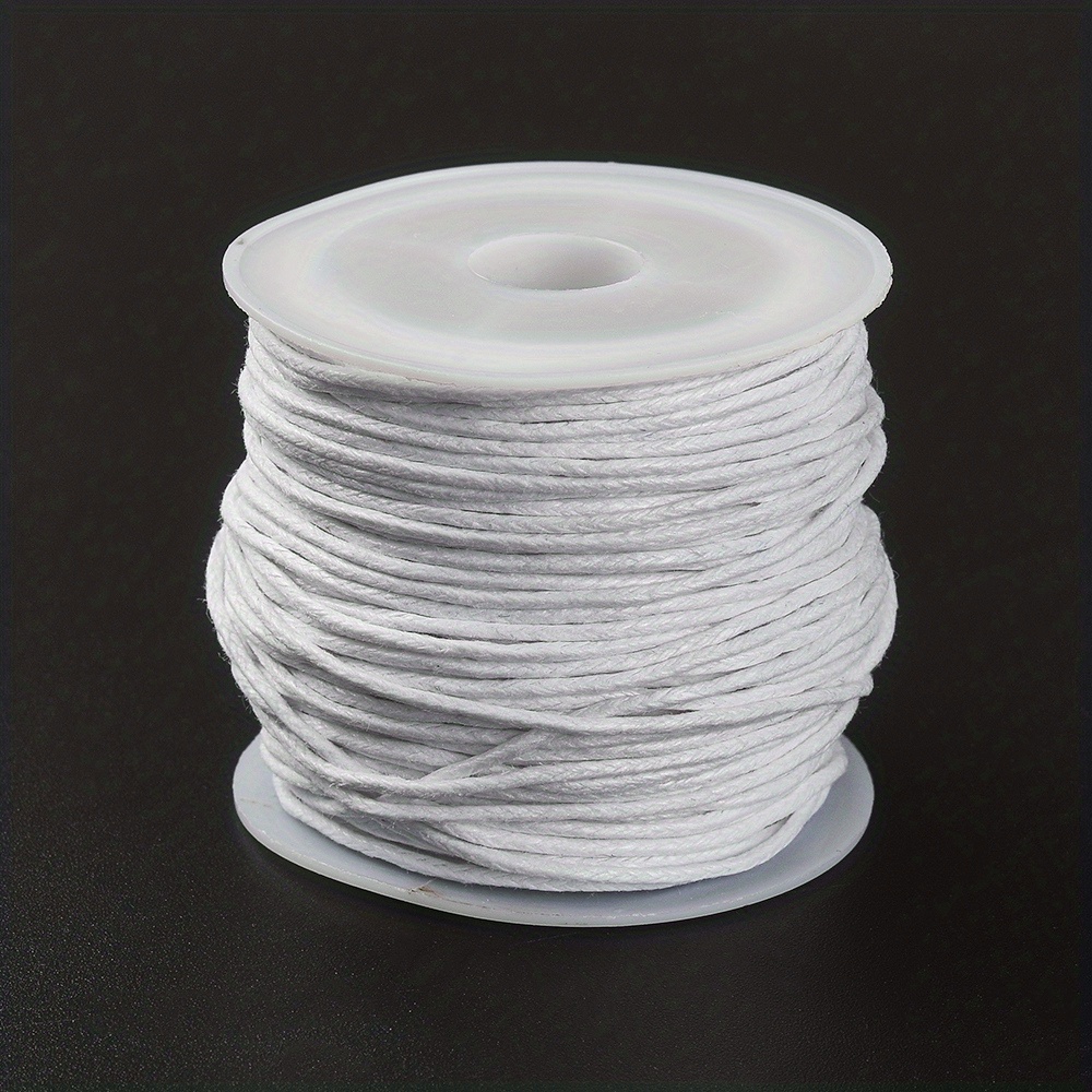 Diameter 1mm 1 Roll 20 Meters Long Round Waxed Thread Jewelry Making Thread Suitable For Necklace Bracelet And Other Crafts