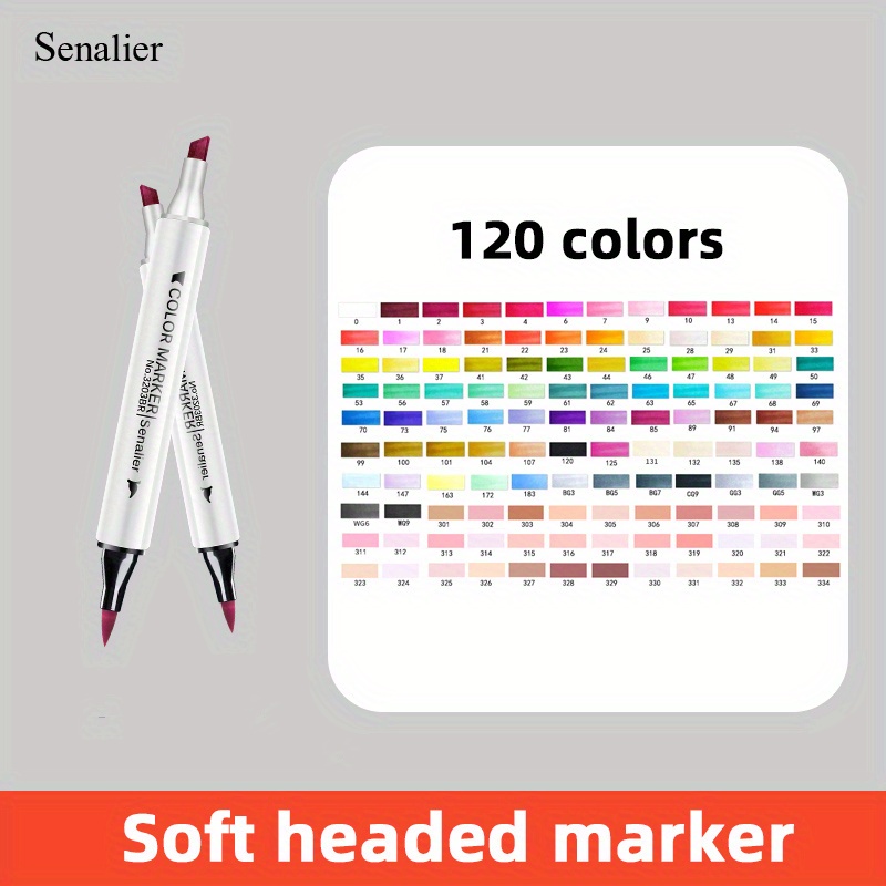 Senalier Soft Tip Markers - Temu Italy