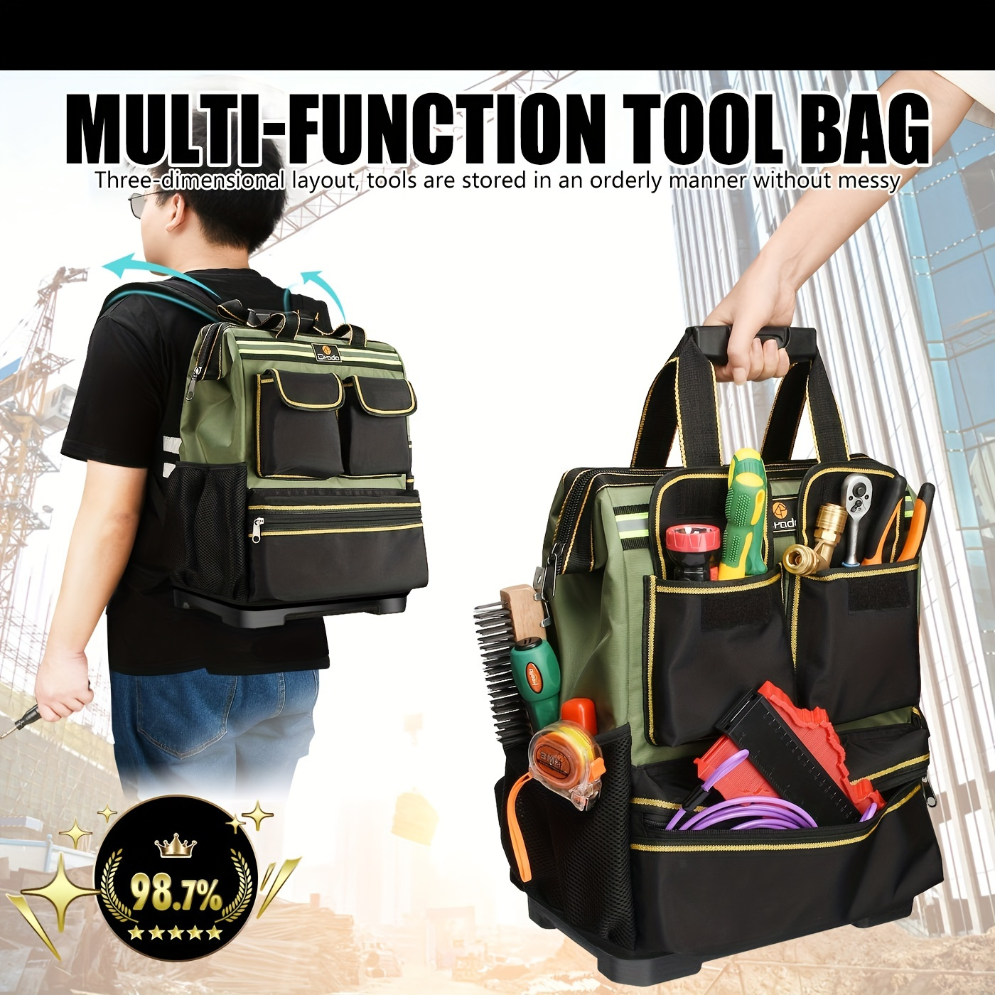 Drado Professional Shoulder Tool Bag Shoulder Tool - Temu