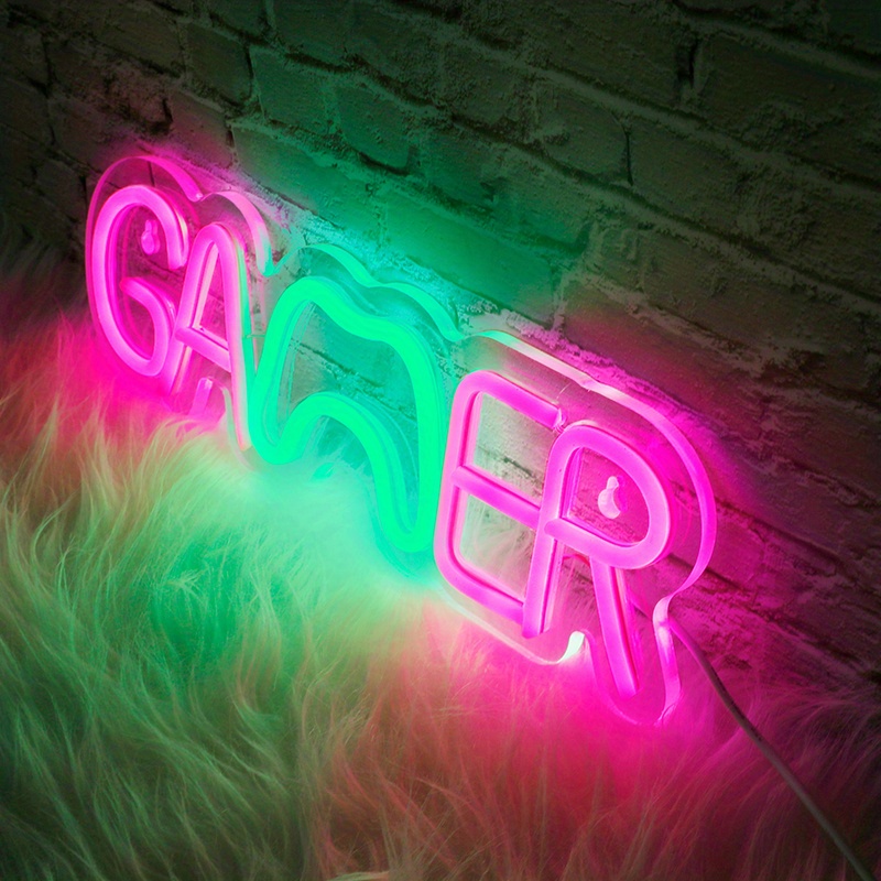 Game Neon Sign, Neon Lights For Wall Decor, Usb Powered 5v Neon Signs For  Bedroom Livingroom Decor Console Game Room Decor Accessories Men Boys Teen  Gamer Gifts - Temu