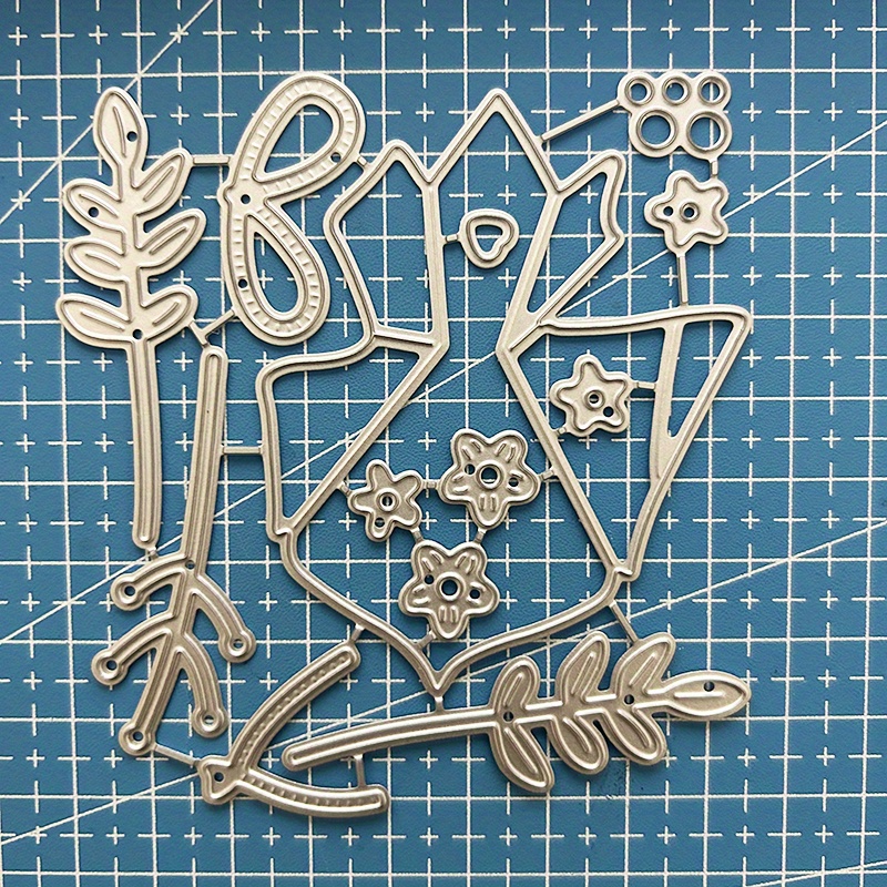 Bouquet Flower Metal Cutting Dies Stencils For Diy Leaves Scrapbooking Decorative Embossing Handcraft Die Cutting Template
