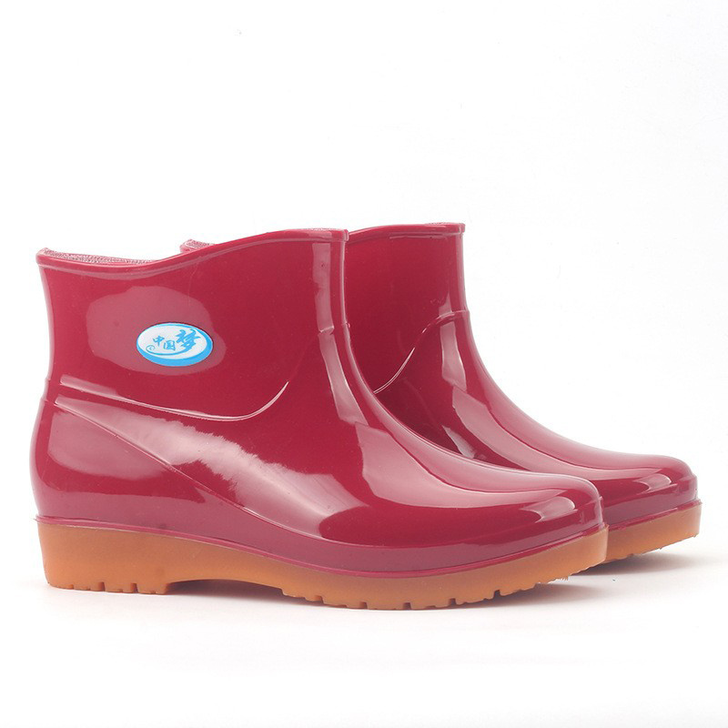 Women's Low Cut Rain Boots Casual Anti Skid Ankle Rain Booties ...