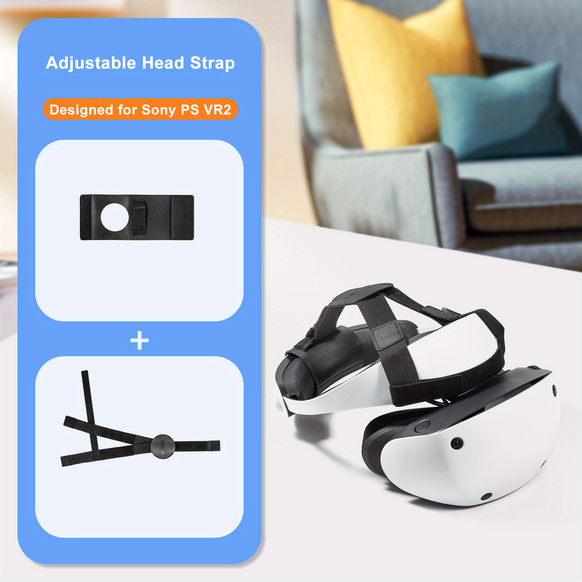 Adjustable Head Strap Playstation Vr2 Reduced - Temu