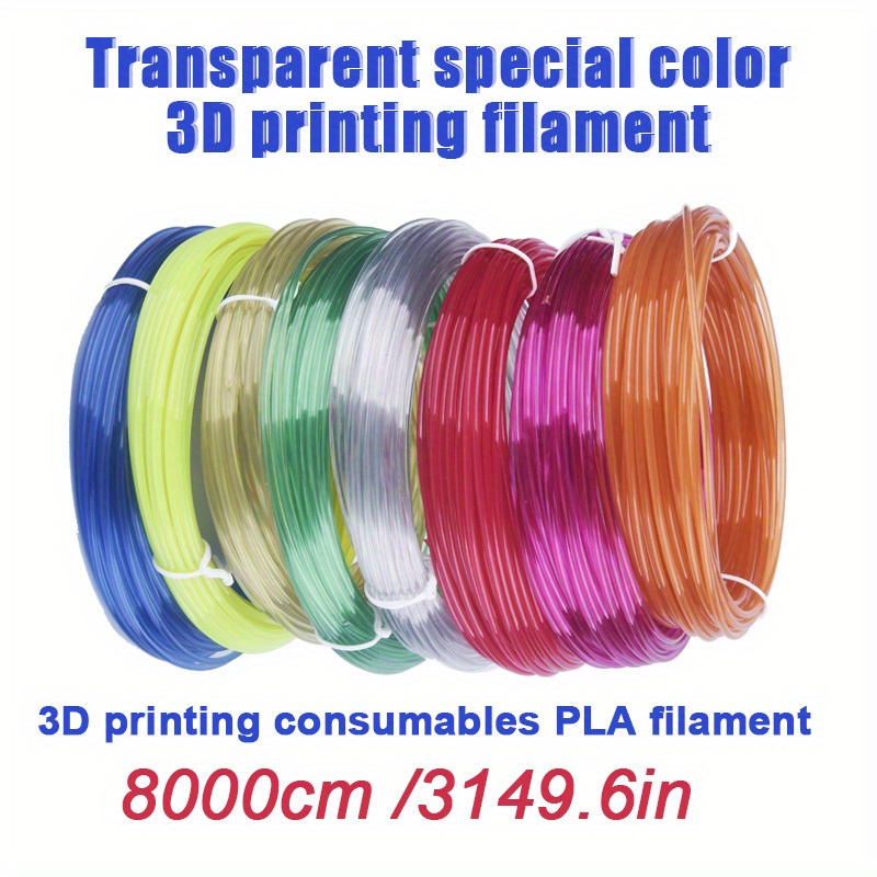 3d Pen Transparent Special Consumables Filament Pla 3d - Temu