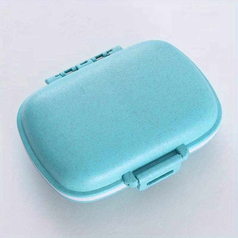 Travel Pill Container, Portable Small Cute Pill Case, 8 Compartment Small Pill  Box Daily Pill Organizer for Vitamin, Supplements Storage (Blue) - Yahoo  Shopping