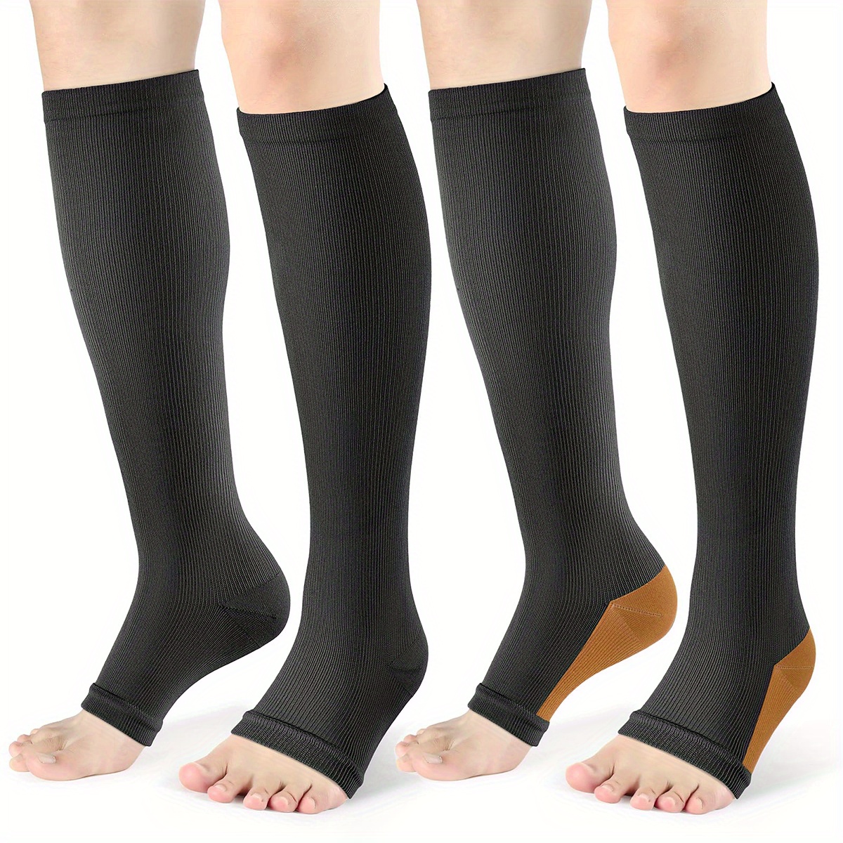  Open Toe Compression Socks For Women & Men 20