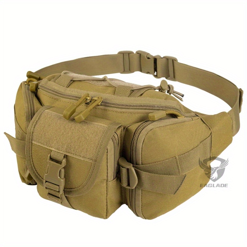 Tactical Molle Bag Waterproof Waist Bag Fanny Pack Hiking Fishing