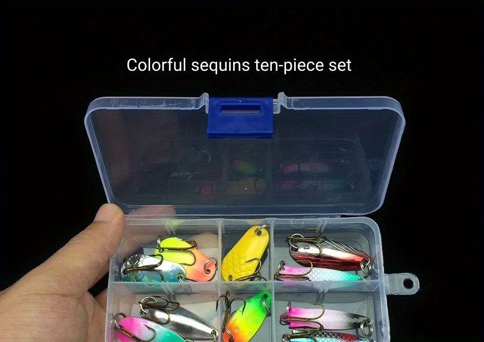 Spinner Baits Sequins Metal Lure Making Supplies Fishing - Temu