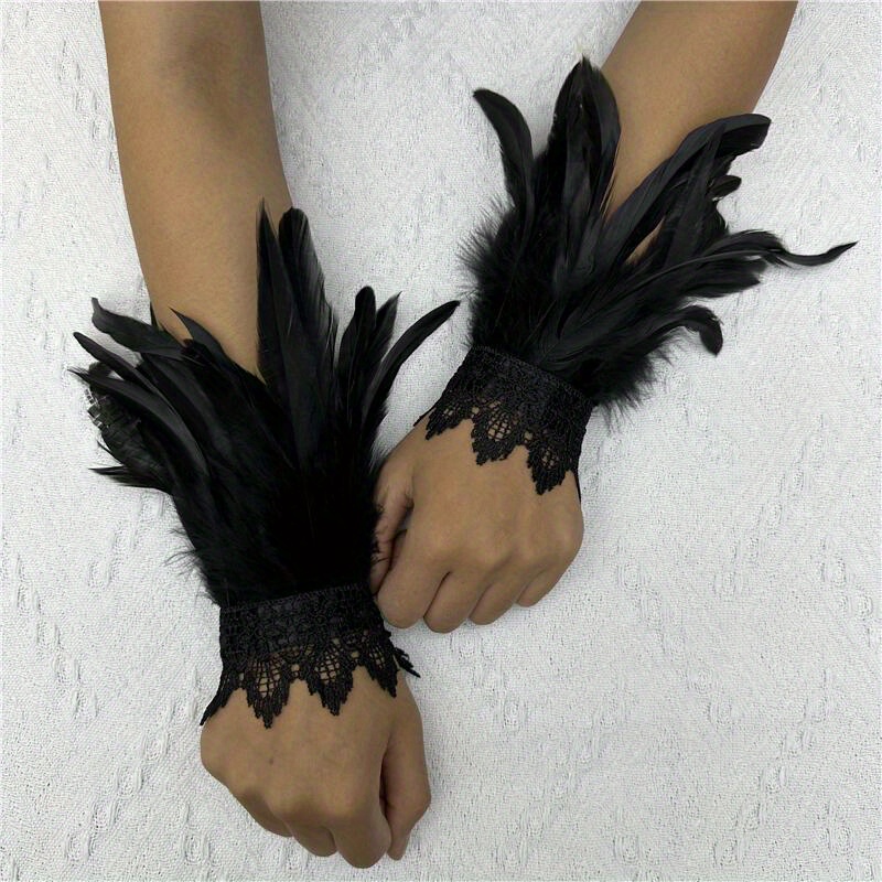 Rock Hip Hop Leather Gloves Punk Half Finger Gloves -  Sweden
