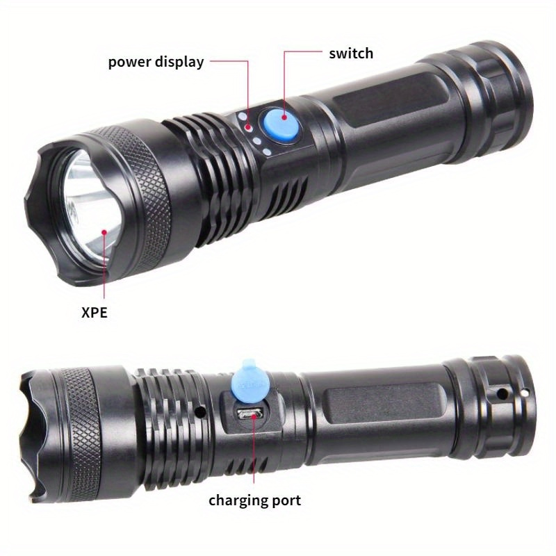 Keeplus Lampe de poche de monstre à trois yeux, Three-eyed Monster Mini  Flashlight, Lampe Torche LED Ultra Puissante, Lampe de Poche Rechargeable,  Étanche Tactique Torches Pour Camping (Noir) : : Bricolage