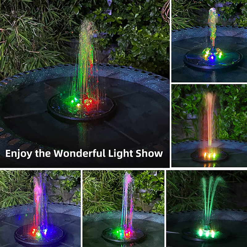 Brighten Garden A Solar powered Bird Bath Fountain Pump 7 - Temu Australia