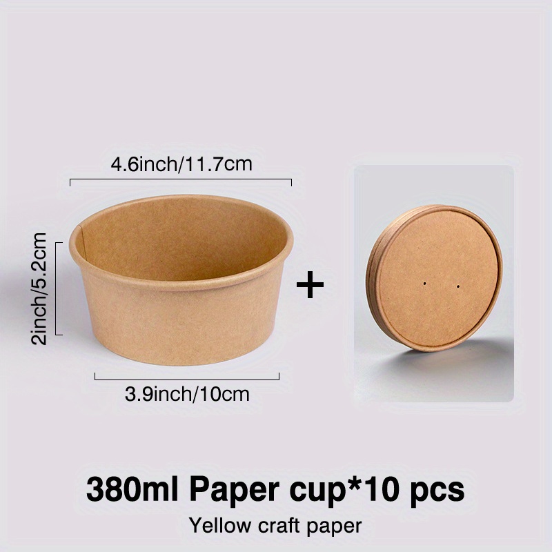 tazones de sopa de papel con tapa, vasos de sopa de papel kraft al por  mayor, recipientes de sopa de papel, tazones de sopa de cartón a granel, recipientes  de sopa kraft