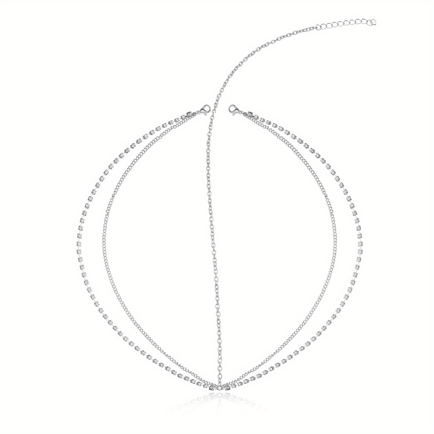 Bohemian Rhinestone Head Chain for Wedding Prom Party