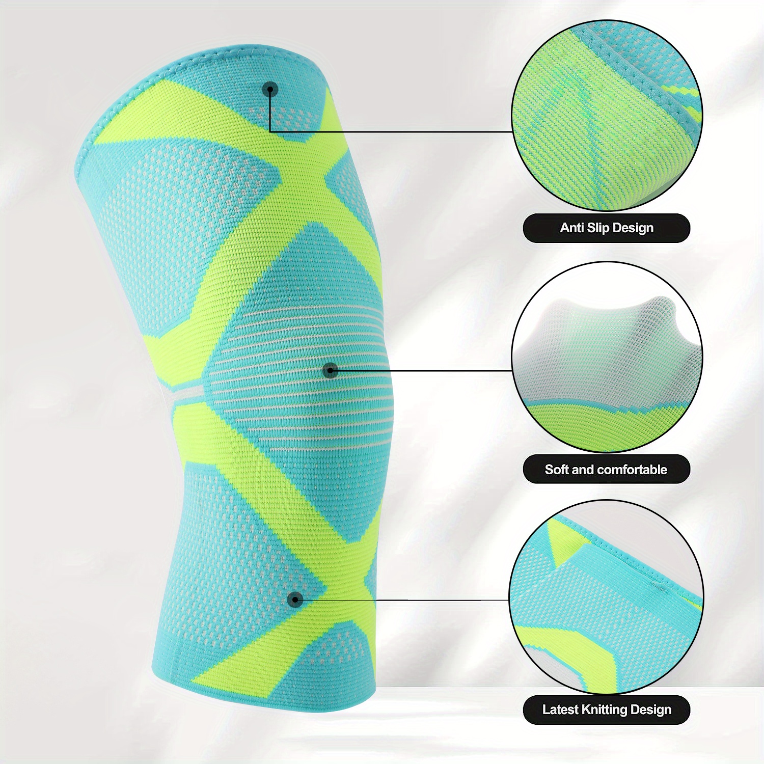 Compression Knee Brace Tendonitis Arthritis Acl Mcl Injury Temu