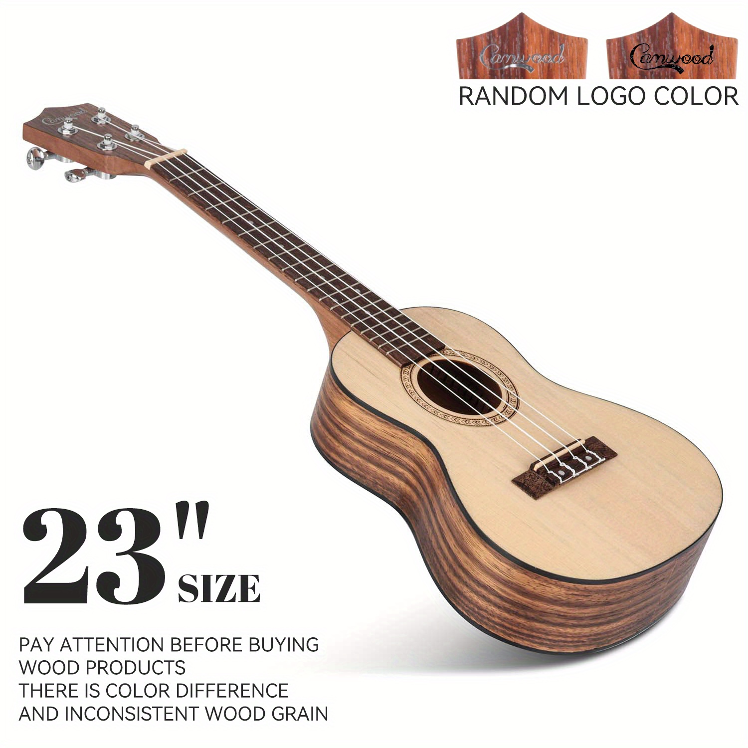 Camwood UKULELE スプルース ティークウッド 21 23 26インチ プロフェッショナル初心者向け - Temu Japan