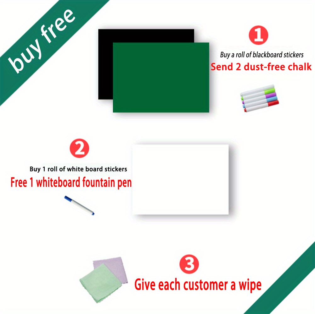 Self adhesive Peel Stick Chalkboard Temu