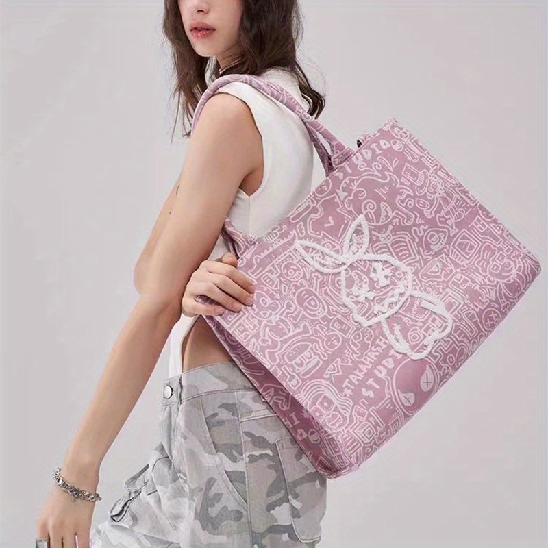 Pink Graffiti (Large tote)