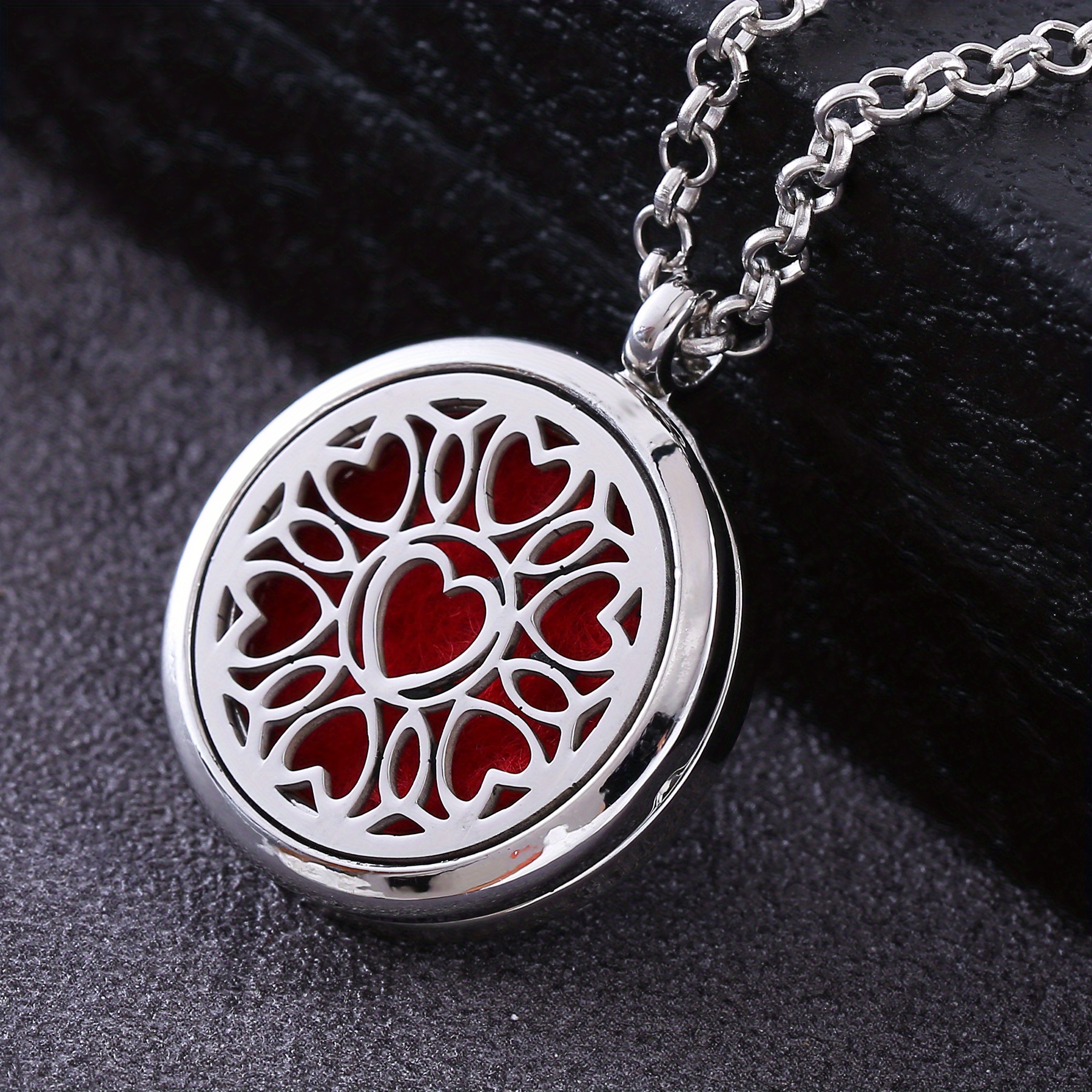 Aroma Diffuser Necklace with Stainless Steel Locket