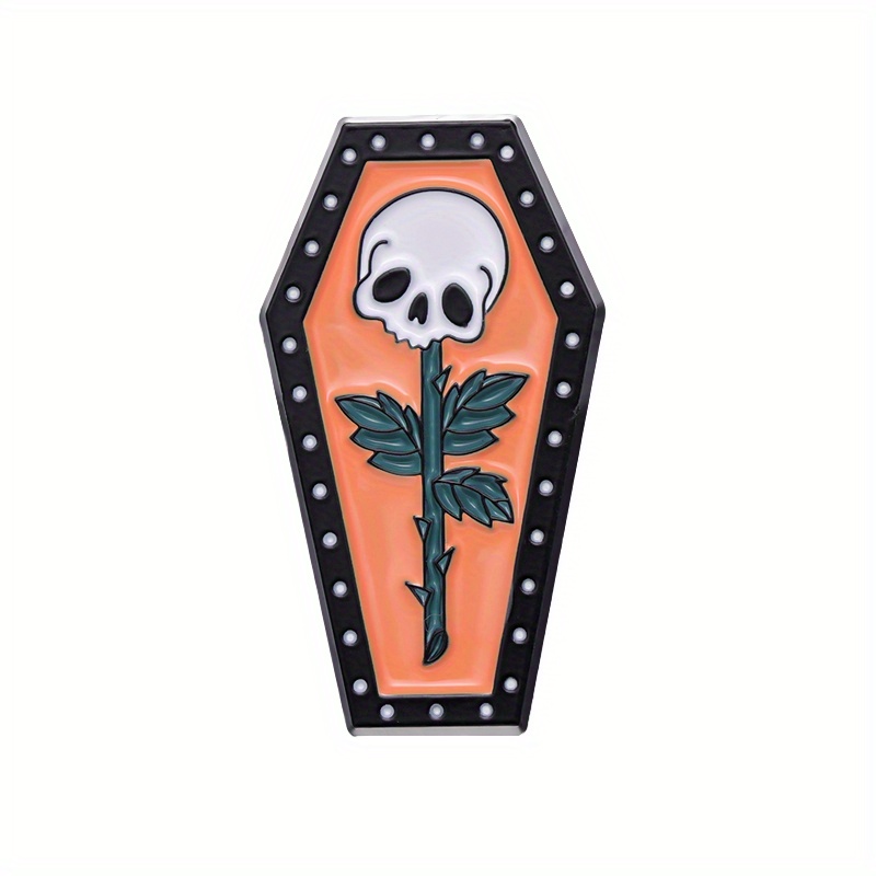 1-6pcs/set Punk Dark Brooch Collection Enamel Pins Skull Bat Witch Skeleton  Coffin Pin Button Metal Badge Halloween Gift Jewelry - Price history &  Review, AliExpress Seller - Elizabeth Jewelry