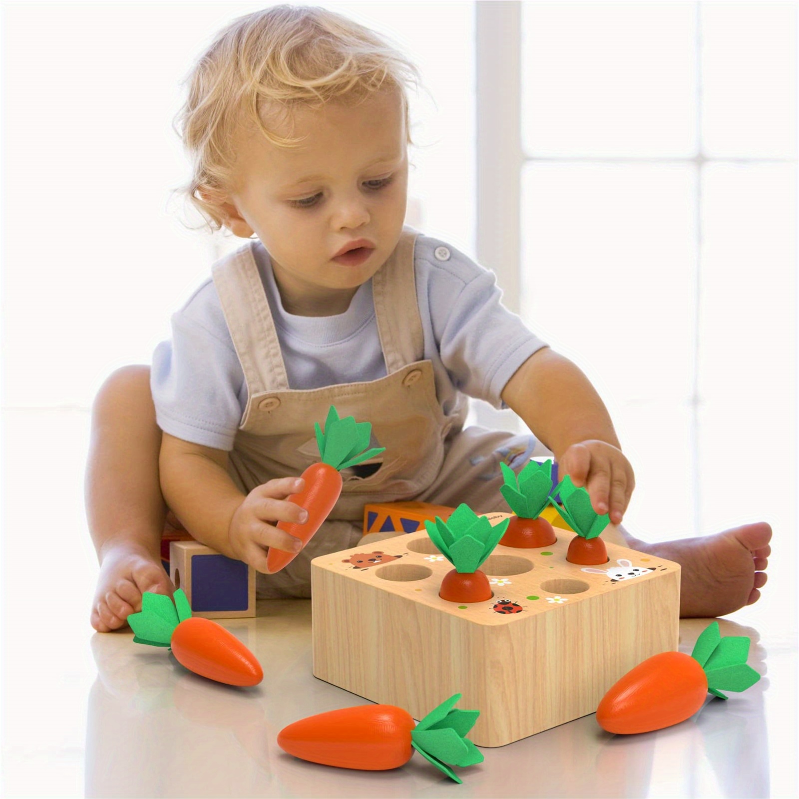 Compre Brinquedo educacional para bebês, jogo de classificação em forma de  brinquedo com cubos de brinquedo, jogos educativos para meninos e meninas  de 1 a 3 anos
