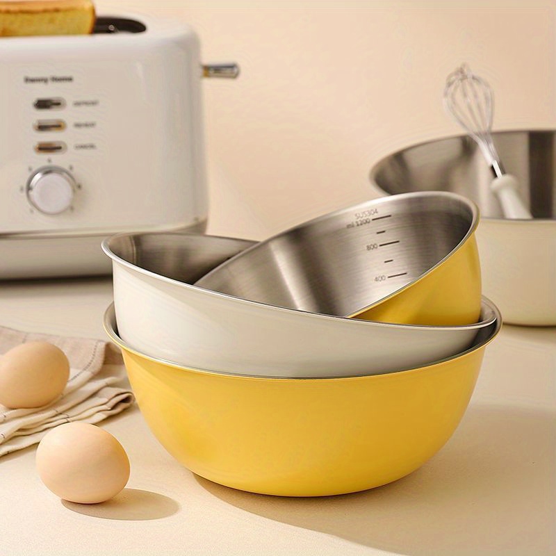 1pc, Stainless Steel Mixing Bowl, Kitchen Gadgets, Kitchen Stuff, Kitchen  Accessories, Home Kitchen Items