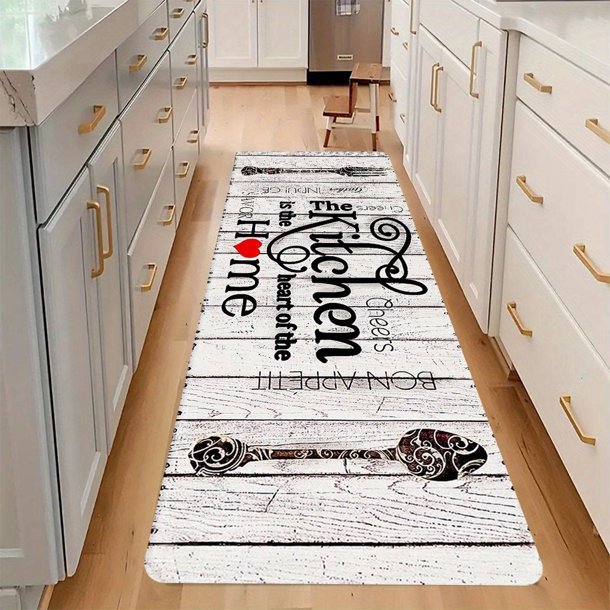 Soft Thickened Kitchen Mat, Striped Non-slip Oil-proof Floor Mat, Durable  Waterproof Runner Rug, Dirt-resistant Floor Mat, Machine Washable, Entrance  Doormat, Kitchen Living Room Laundry Bathroom Water-absorbing Floor Mat Set  - Temu