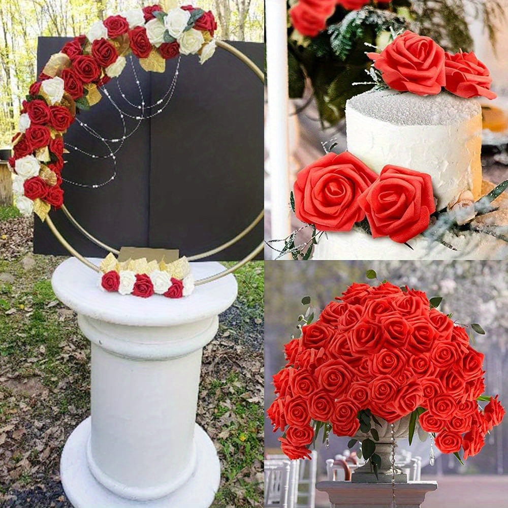 Foam flower wedding centerpieces 2024