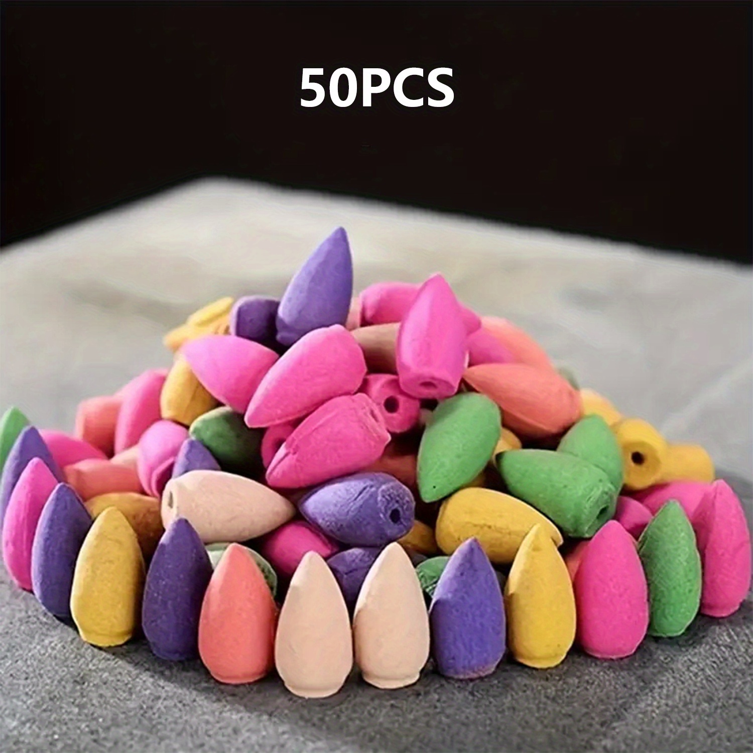 50PCS Backflow Incense Cones for Waterfall Natural Scents for Backflow  Incense Burner