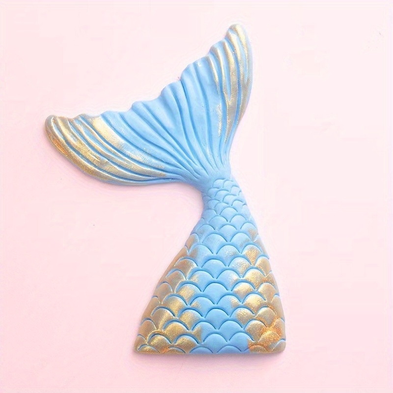 Mermaid Fish Tail Cake Topper Decorative Birthday Decor - Temu