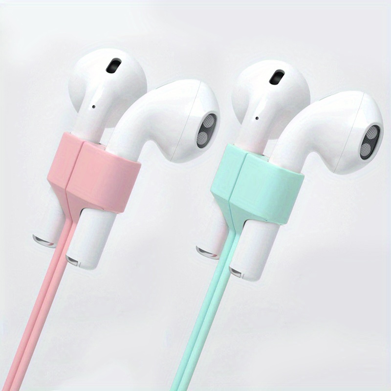 2pcs Magnetic Anti-Loss System for Wireless Wireless Earphones - Magnetic Suction Neck Strap with Anti-Slip Design, Secure Fit & Cord-Free Convenience for Running, Gym, Travel - Compatible with All Wireless Headphones (Earbud & In-Ear Models), Workout Accessory, Lightweight Accessory, Durable Material, Highquality Construction, Earphone Holder, Active Lifestyle, Fitness Enthusiasts