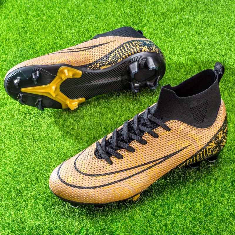 Compra online de Homens sapatos de futebol adulto crianças fg/tf botas de  futebol meninos meninas chuteiras treinamento de grama calçados esportivos  homem longo picos sapatos de futebol ao ar livre