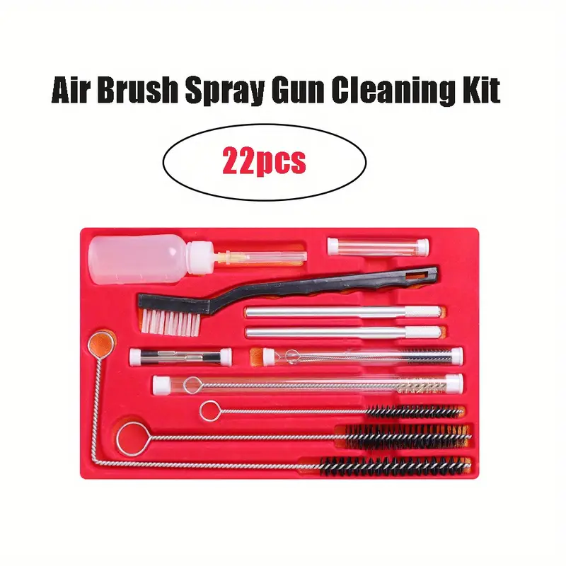 Air Brush Spray Gun Cleaning Kit Airbrush Spraygun Cleaning - Temu