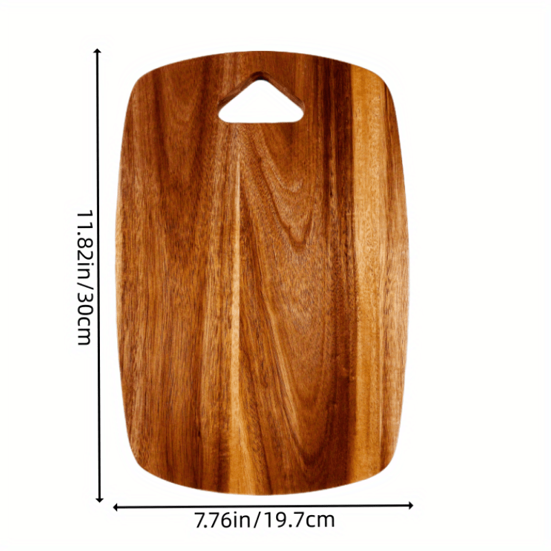 Easy to grip Wooden Cutting Board With Juice Groove - Temu