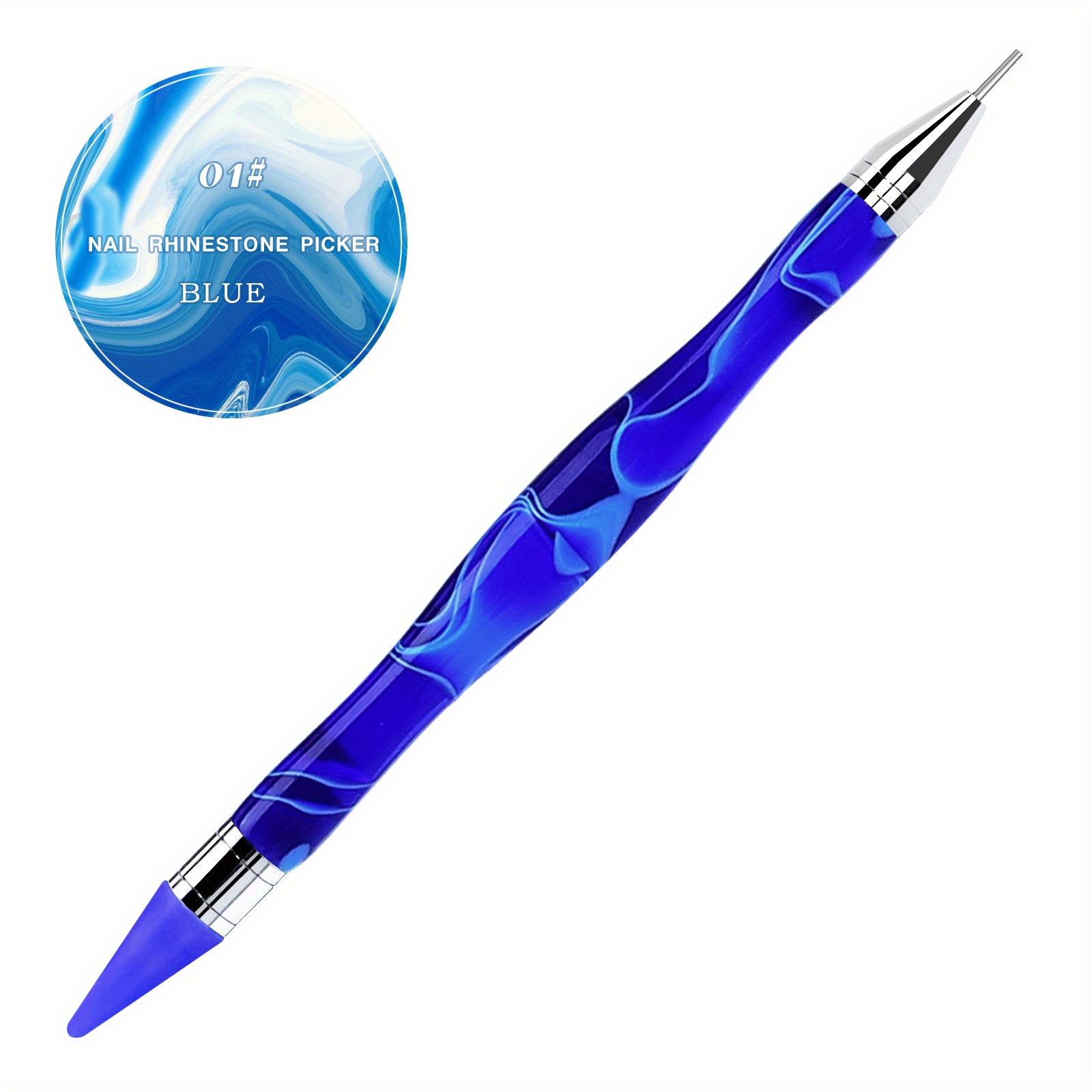 Diamond Painting Pen Nail Rhinestone Picker Dotting Pen Wax Pencil, Dual
