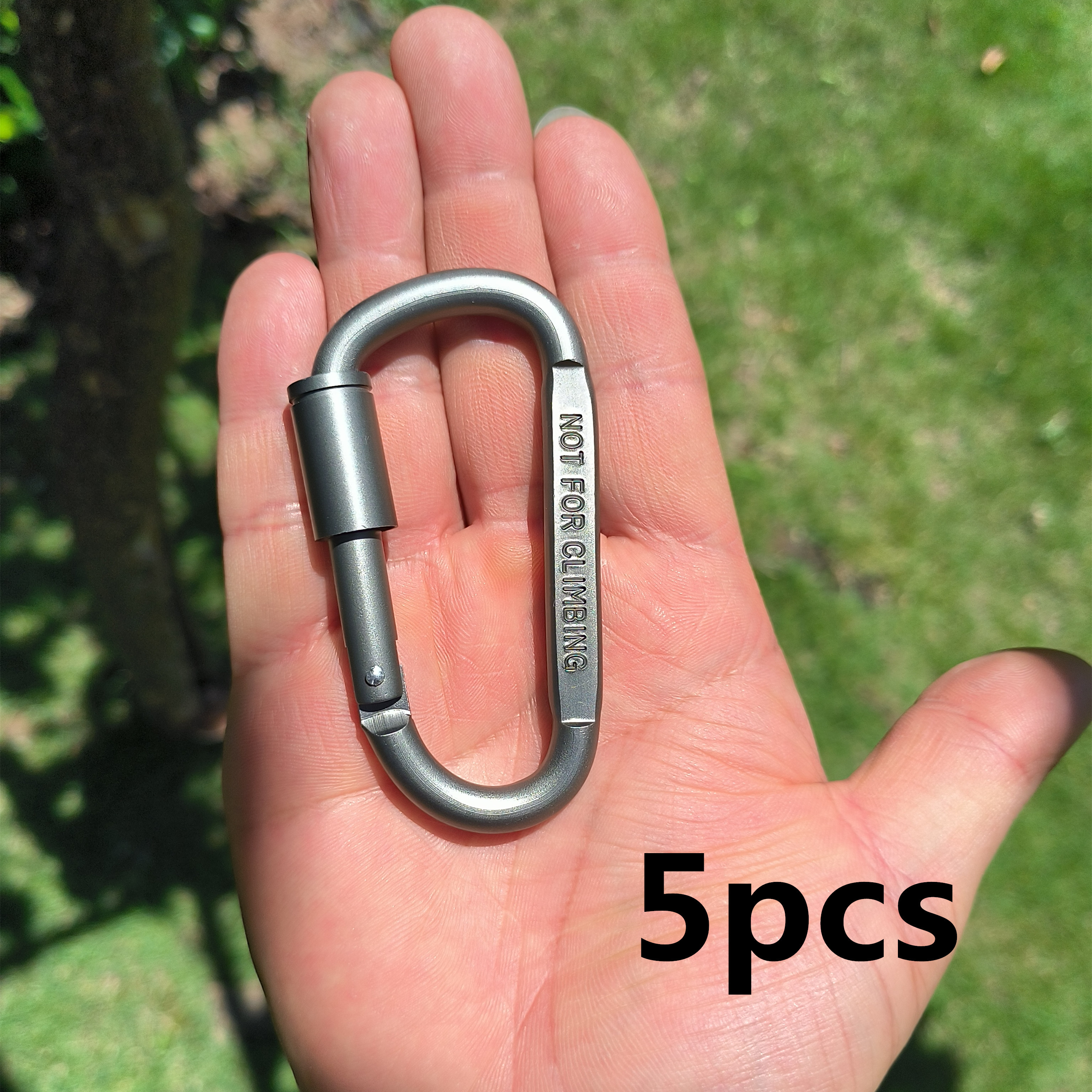 Durable Nylon Carabiner Key Hook With High Strength Webbing Buckle