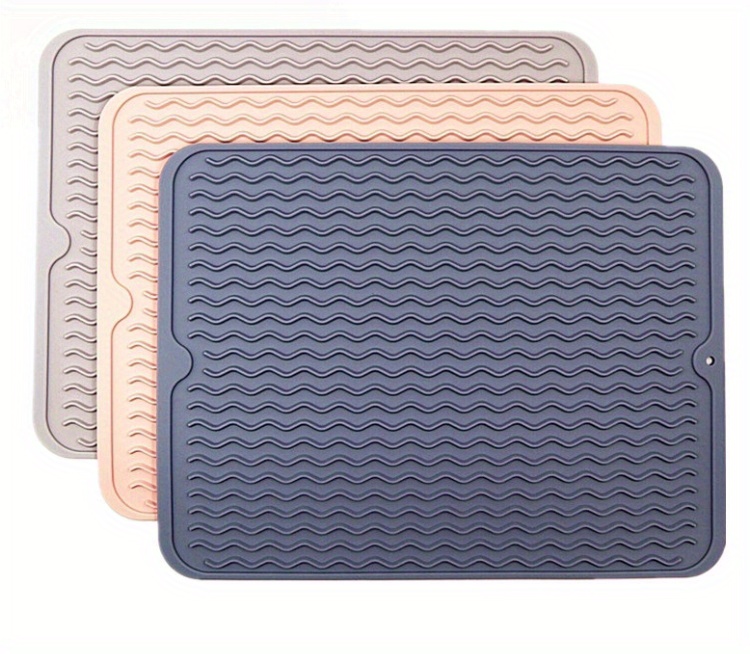 Premium Silicone Drain Mat - Heat Resistant, Durable, And Water Filter Pad  For Kitchen Accessories And Tableware Coasters - Temu