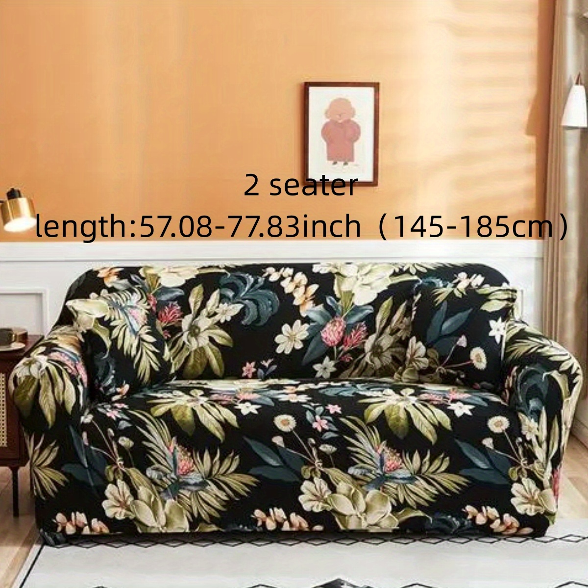 Floral print online sofa set