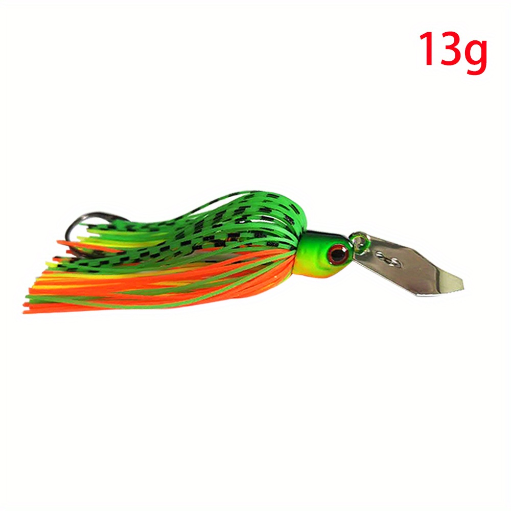 Spinner Chatter Bait Fishing Lure With Jig Head Blade Jig - Temu