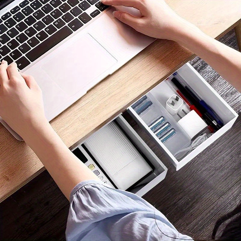 Maximize Desk Space Punch free Desk Organizer! Temu