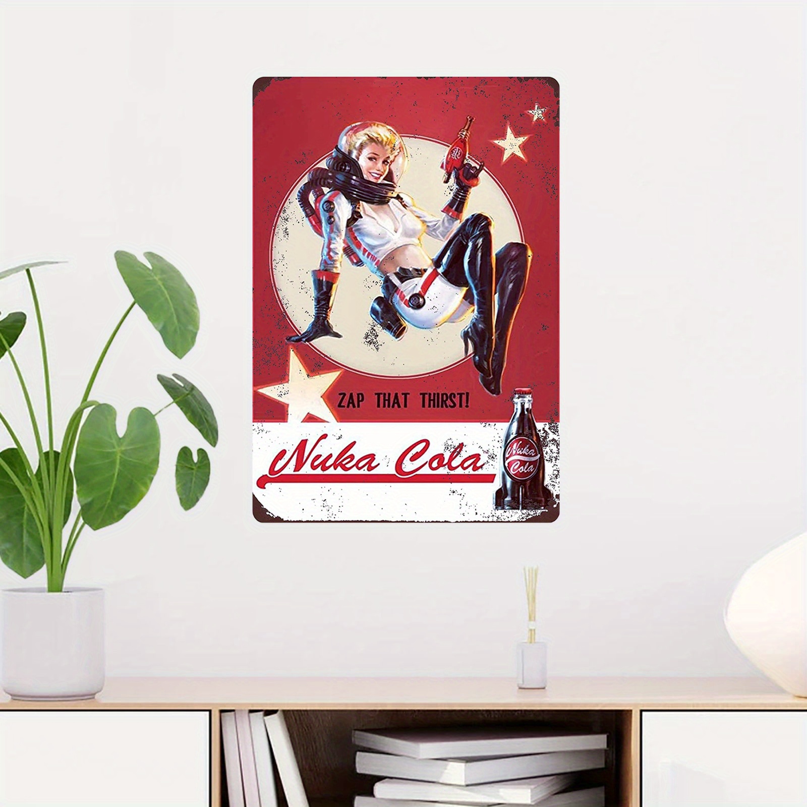 1pc Metal Aluminum Sign Zap Thirst Retro Metal Signs Poster Iron