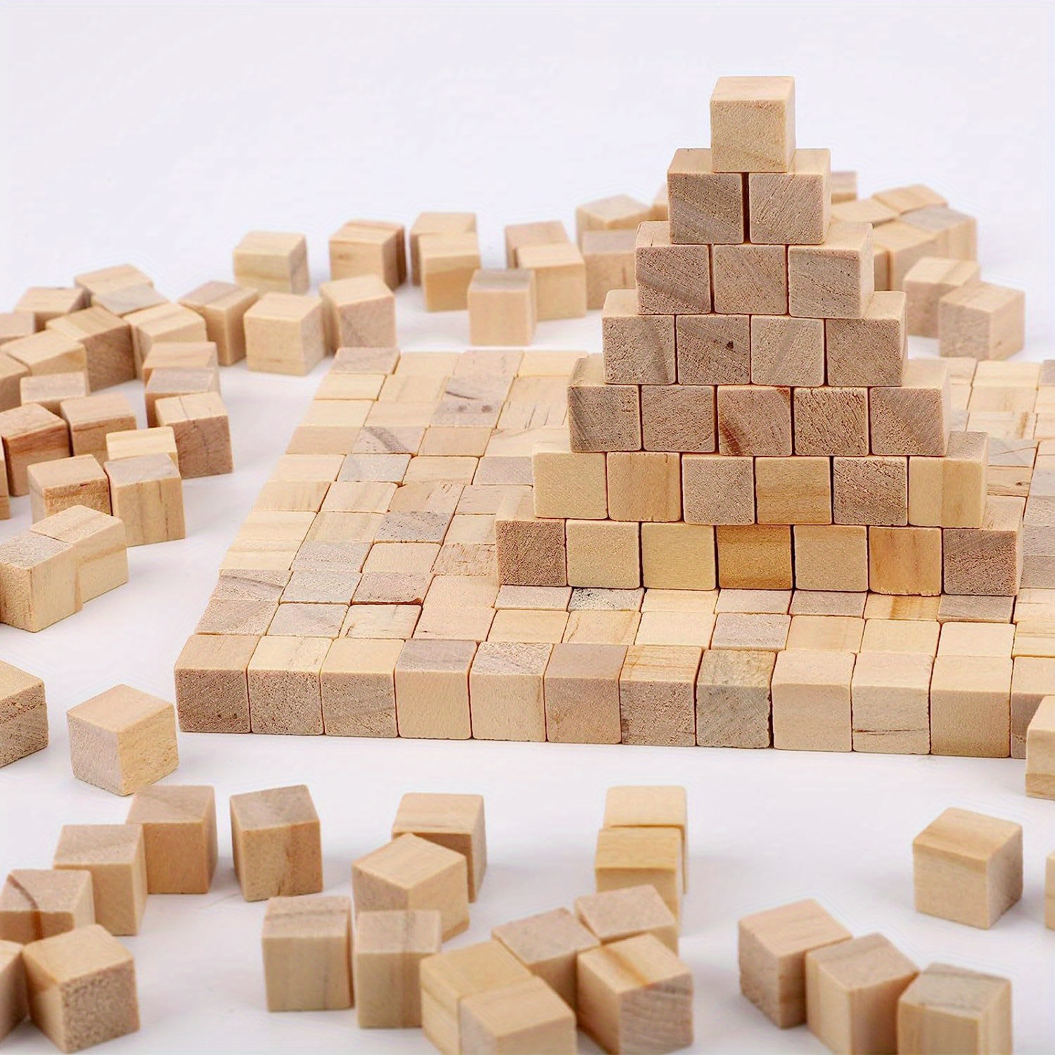 Wooden Blocks Small Wood Cubes For Crafts And Puzzle Making - Temu