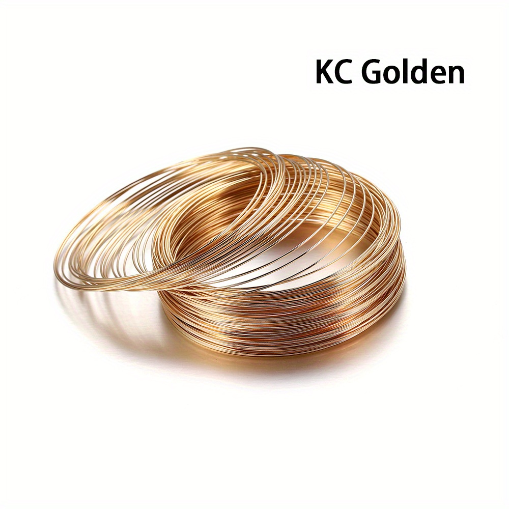 Copper Wire, Silver Plated Parawire 24ga Champagne Gold 100' Roll